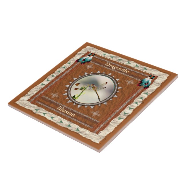 Dragonfly - Illusão - Azulejo cerâmico (Lateral)