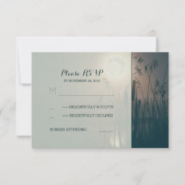 Dragonfly marsh e cheio moon casamento RSVP
