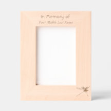 Dragonfly Personalizada de Fotografia do Memorial 