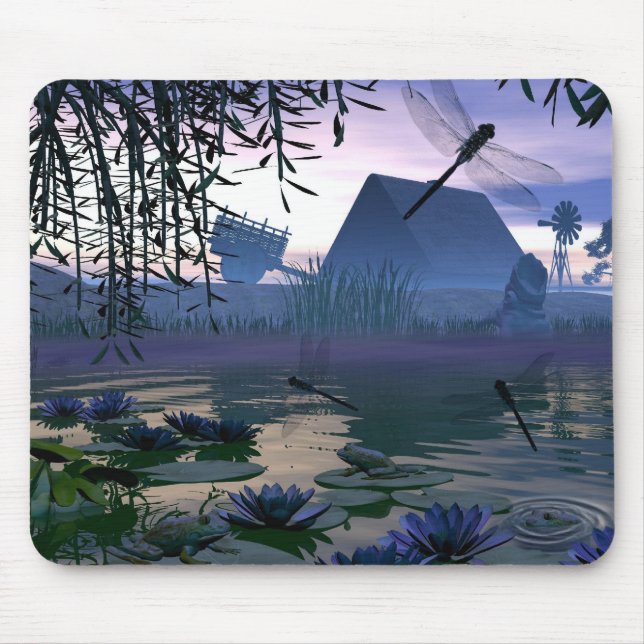 Dragonfly Pond Mousepad (Frente)
