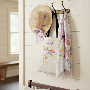 Dragonfly Splatter Tote Bag Personalizada