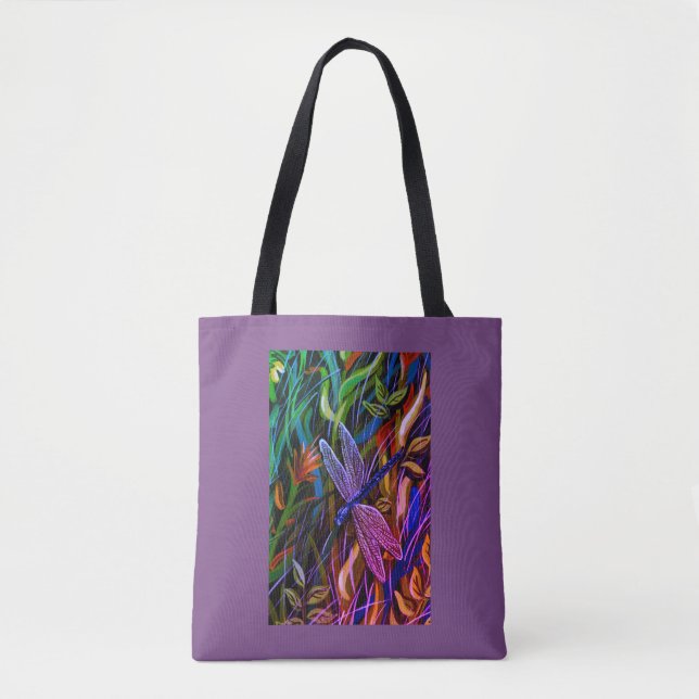 Dragonfly Tote Bag Colorida (Frente)