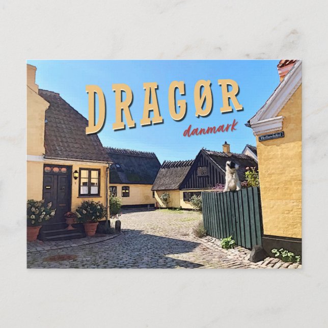 Dragør, Dinamarca Cartão postal (Frente)