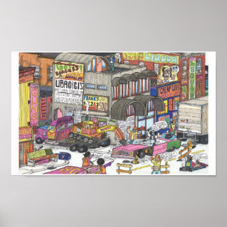 Drama na esquina de Broad & Charles Poster