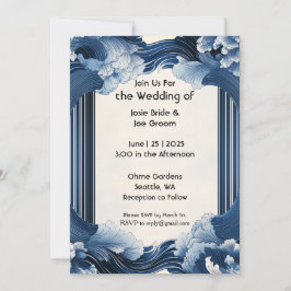 Dramatic ocean lança convite para casamento