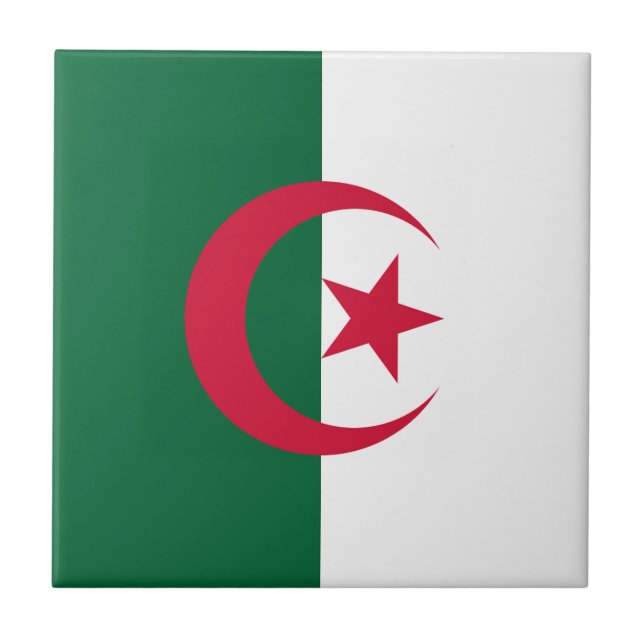 Drapeau Algérie (Frente)