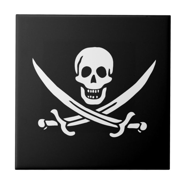 Drapeau Pirate Jolly Roger (Frente)