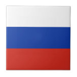 Drapeau Russie tricolore<br><div class="desc">Le drapeau de la Russie est composé de trois bandes horizontales: blanche,  bleue et rouge.</div>