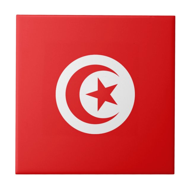 Drapeau Tunisie (Frente)