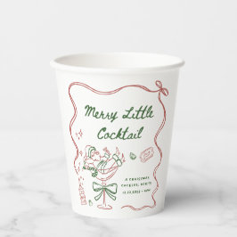 Drawn Merry Little Cocktail Christmas Party