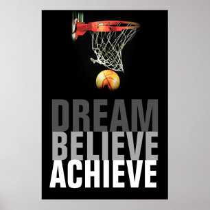 Dream Acredite em Atingir Poster de Cota de Basque