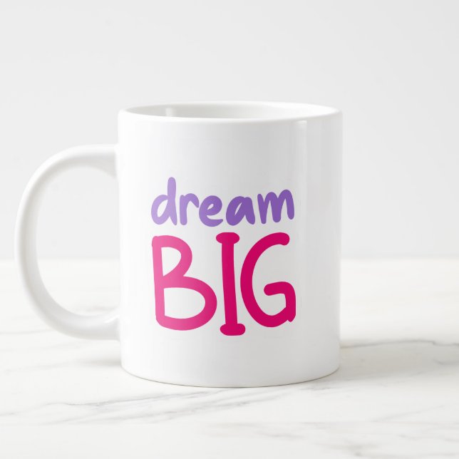 Dream Big 😁 caneca de especialidade de café (Esquerda)