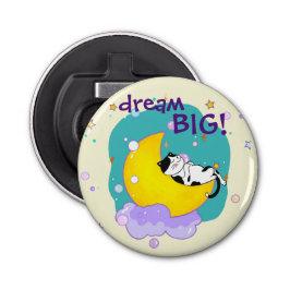 "Dream Big" Cat Na Moon Inspirational Cote