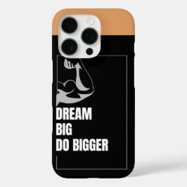 Dream Big, Do Maior - iPhone16 Case motivacional