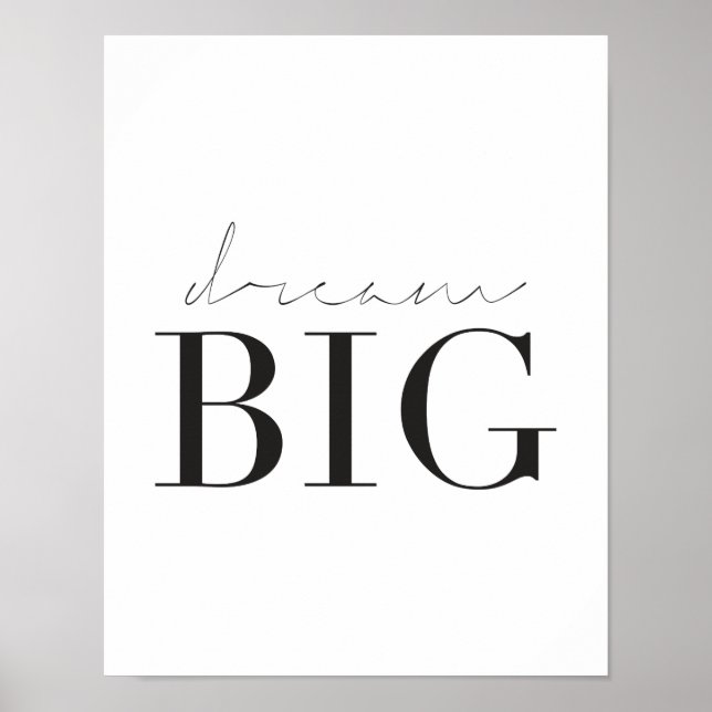 Dream Big Poster (Frente)