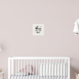 Dream Big - Poster de nuvem sorridente e bonito pa