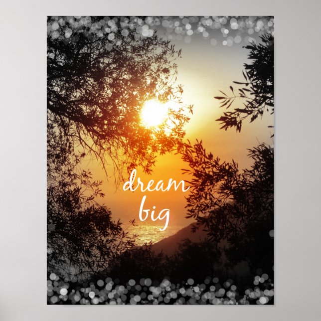Dream Big Quote Poster (Frente)