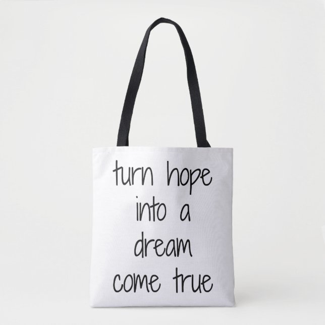 Dream come True Shoulder Tote Bag (Frente)