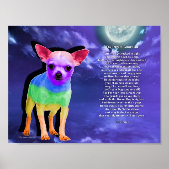 Dream Dog Poster (Chihuahua) (Frente)