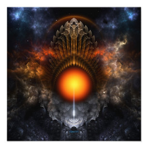 Dream Orb Fractal Art Foto Alargamento