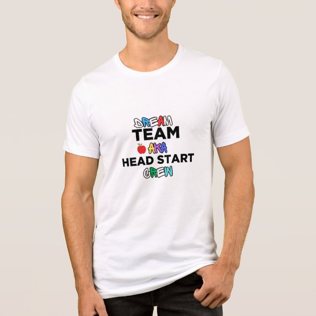 Dream Team AKA Head Start Crew T-Shirt (Frente)