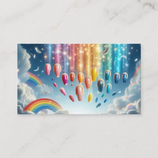 Dream Unhas Cartão de visita (Frente)