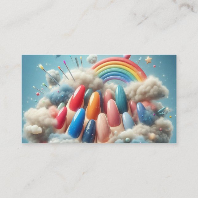 Dream Unhas Cartão de visita (Frente)