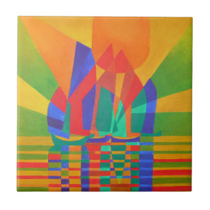 Dreamboat A Cubist Lixo Em Cores Primárias