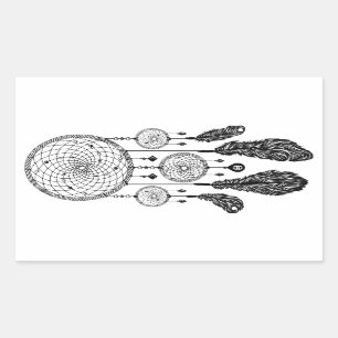 Dreamcatcher - etiqueta (branca)