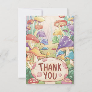 Dreameting Mushroom Cartões de agradecimentos