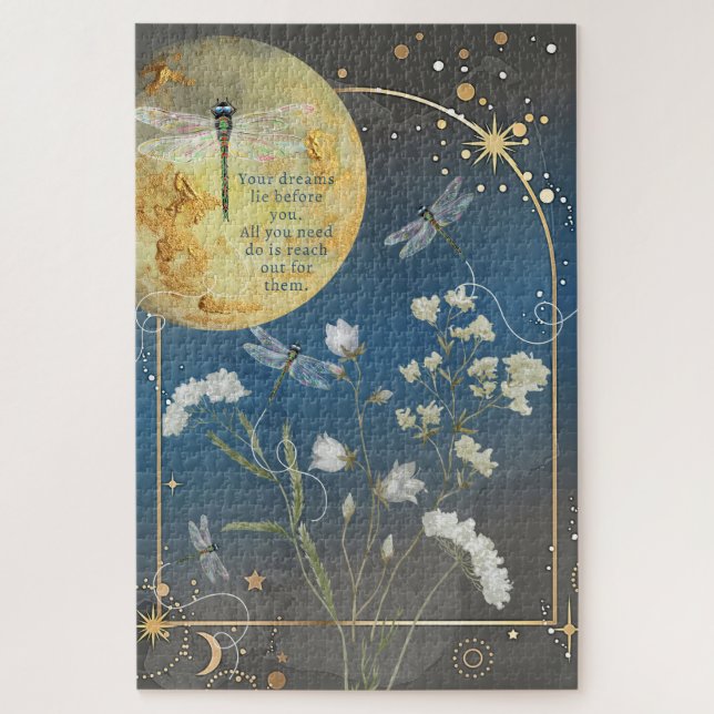 Dreamfly Inspirational Jigsee Quebra-cabeça (Vertical)