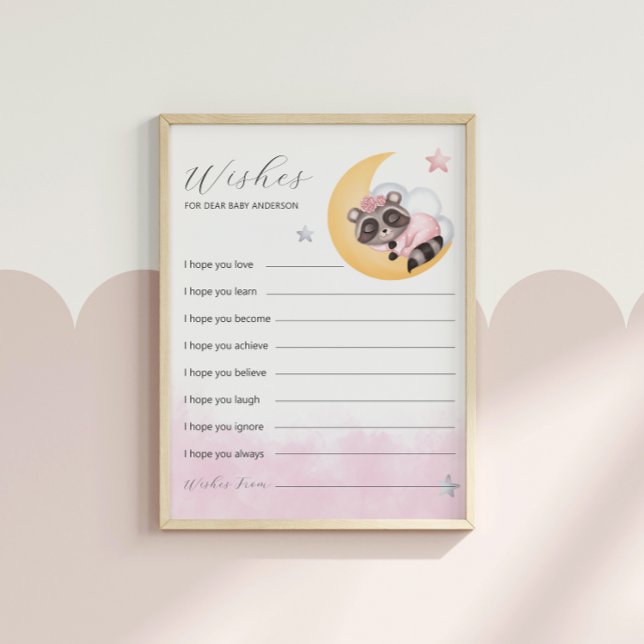 Dreamover Sobre A Lua Raccoon Deseja Jogo De Bebê (Dreamy Over the Moon Raccoon Wishes For Baby Game)