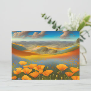 Dreampies Art Digital Flat Greeting Card