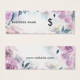 Dreample Rosa Floral Watercolor Tag
