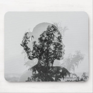 Dreamtech_Inc: Mousepad Minimalista Preto e Branco