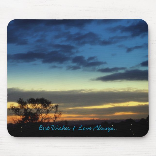 Dreamy Blue Sky Mousepad (Frente)
