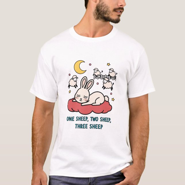 Dreamy Bunny Contando Camisa De Ovelha (Frente)