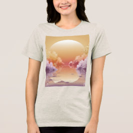 Dreamy Dourado Sunset Illustration T-Shirt