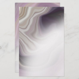 Dreamy Dusty Plum Agate Stationery