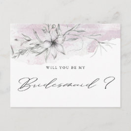Dreamy Floral | Cartão postal Bridesmaid