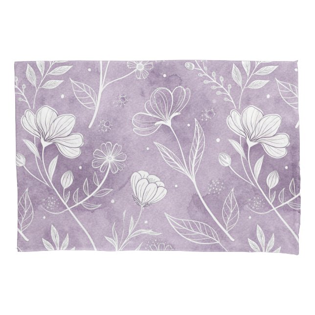 Dreamy Floral Pillowcase Design (Frente)