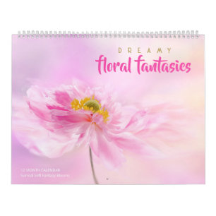 Dreamy Florals Fantasies Calendário