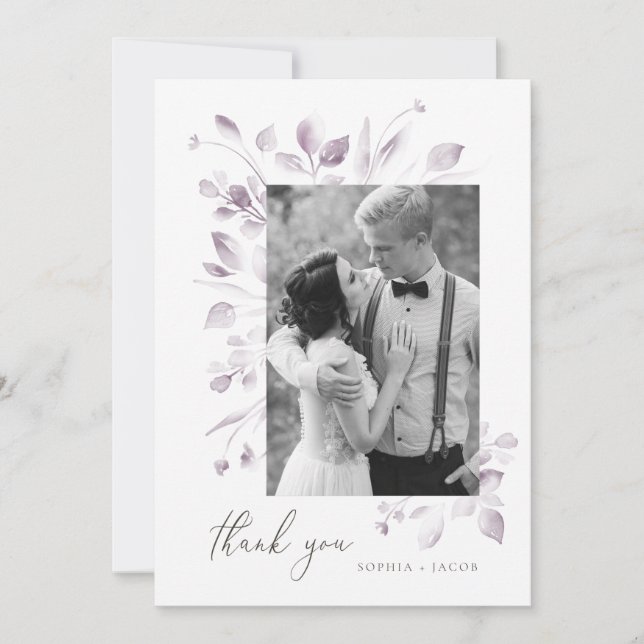 Dreamy Foliage Cartões de agradecimentos (Frente)