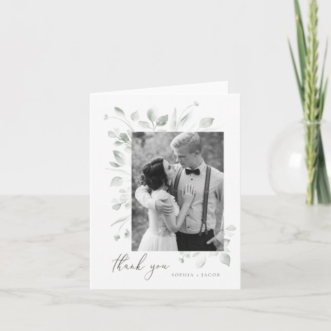 Dreamy Foliage Cartões de agradecimentos (Frente)