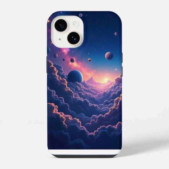 Dreamy Galaxy Space Art capas de iphone (Verso)