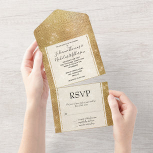 Dreamy Glitzy Dourado Sparkle Wedding
