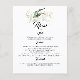 Dreamy Greenery e Eucalyptus Saem do Menu Casament
