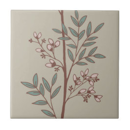 Dreamy Petals on Branches L verde rosa bege