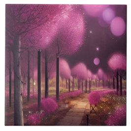 Dreamy Pink Nightscape