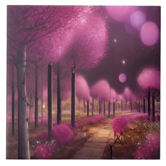Dreamy Pink Nightscape
